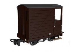 990801 All Purpose Wagon with single veranda, Brake Van OO9 Scale